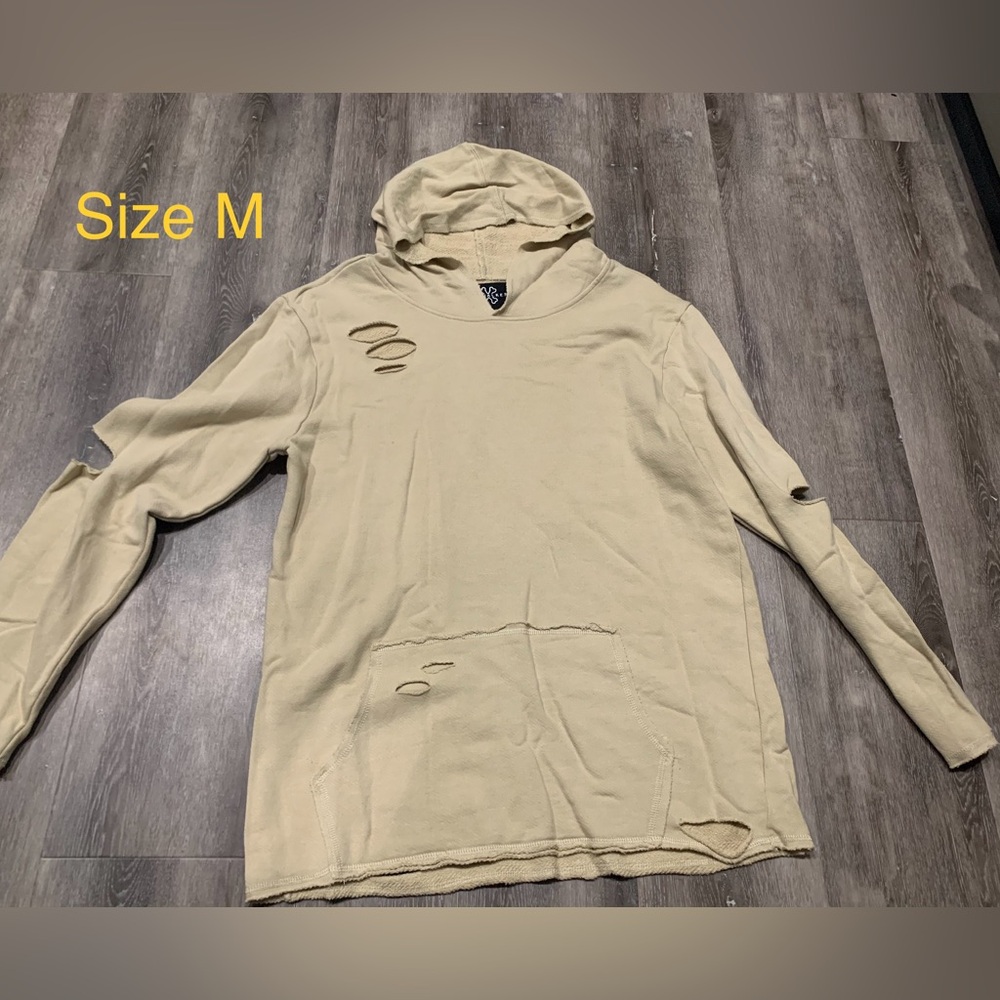 NWOT Jaywalker distressed hoodie sweater